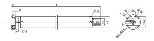 Привод для роллет E M 5012